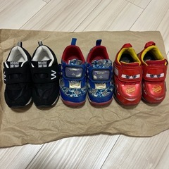 男の子　スニーカー　靴　くつ　クツ　まとめ売り　15cm 16cm　