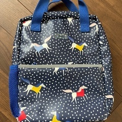 Joules ジュールズ　子供用リュックサック　馬柄　紺色 