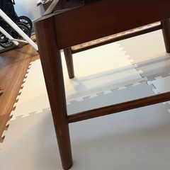 ニトリ　回転　チェア　ブラウン　ダイニングチェア
の画像