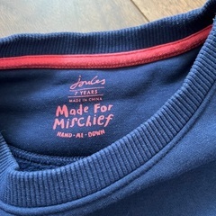 Joules ジュールズ　裏起毛トレーナー　ユニコーン　サイズ122/7yの画像