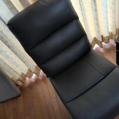 レザー　一人用ソファの画像