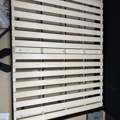 ダブルベットマットレス付き　値下げしましたの画像