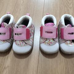 2足　14cm　女児靴