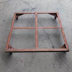[中古]鉄骨造り台車の下地の画像