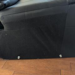レザー　一人用ソファの画像