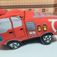 複数購入2割引　新品　トミカ　特大サイズ　ポンプ車クッション