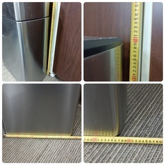 [八5192] 　Simple  human　シンプル　ヒューマン　タッチバー  ゴミ箱　外形寸法　幅約500㎜  奥行き約260㎜  高さ約710㎜の画像