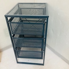 IKEA イケア 引き出しユニットグレー LENNART 