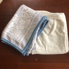 綿毛布　シングル　2枚