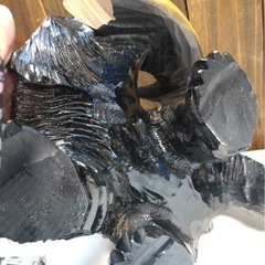 木彫り　熊　置物の画像