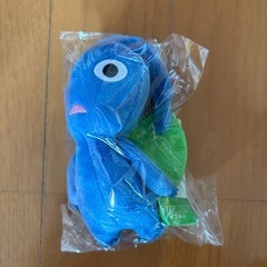青ピクミンキーホルダー付きぬいぐるみ 後ろ葉っぱの方です