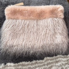 Francfranc ファー　クラッチバッグの画像