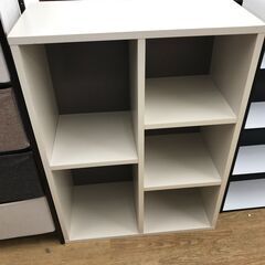 ★ジモティ割あり★  カラーボックス ホワイト H82×W60×...