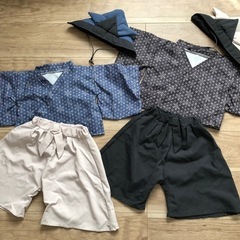 こどもの日　袴&兜　サイズ80〜90 スリコ