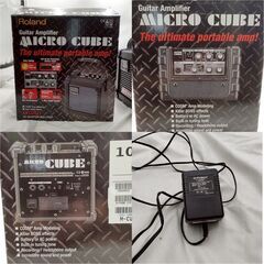 【❗️✨COSM搭載✨❗️】Roland🌟 MICRO CUBE 🌟ギターアンプ🌟持ち運びにも❗️の画像