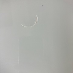 W2504-622 ニトリ ガラスPCデスク クールL  キズ汚れ有りの画像