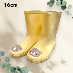 子供用❤長靴　レインシューズ　キッズ　子供靴　16cm　クマさん
