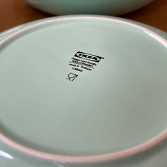 【ほぼ新品12枚】イケア IKEA ボウルx6 大皿x6セットの画像