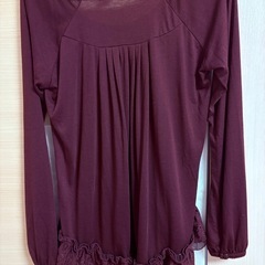 フリル長袖チュニック　M size　の画像