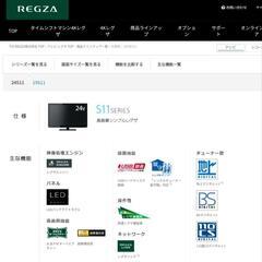 東芝テレビ24型の画像