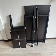 デスク　棚付き　分解可能　テーブル　の画像