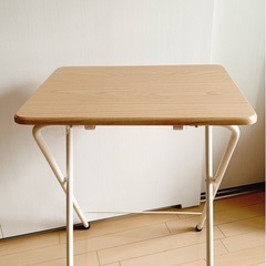 美品　折りたたみハイデスク