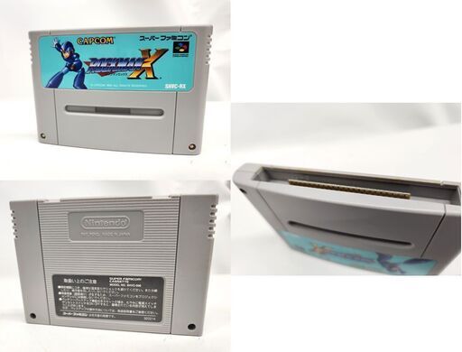 SFC スーパーファミコンソフト ロックマンX 箱 説明書付き 動作