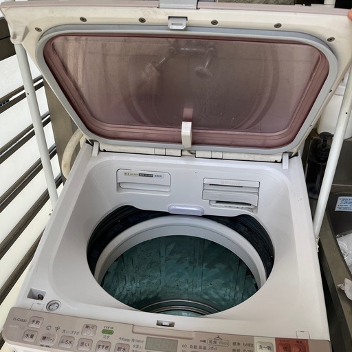 2015年製シャープ洗濯機屋外ペット用 (ぷ) 六丁の目の生活家電 2015年製シャープ洗濯機屋外ペット用 (ぷ) 六丁の目の生活家電