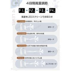 【新品未使用】オシャレデザイン⭐️首掛け扇風機 ネッククーラー 携帯扇風機 5000mAhの画像
