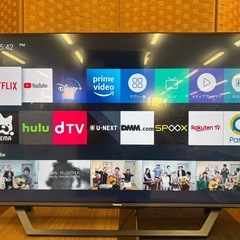 Hisense製★43型液晶テレビ★YouTube、Netflixの画像
