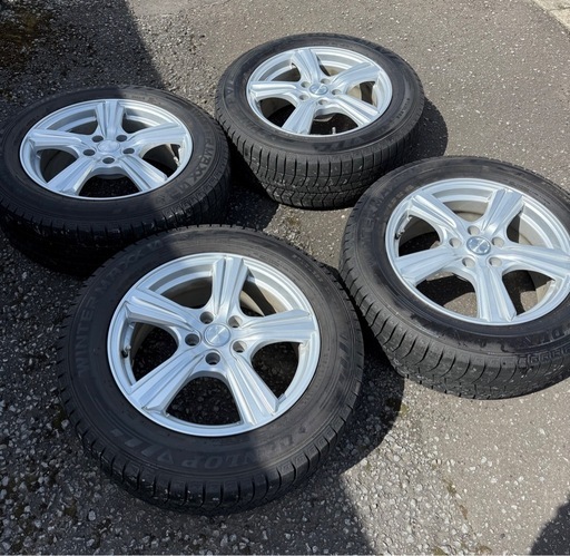 美品17インチスタッドレスタイヤアルミホイールセット
