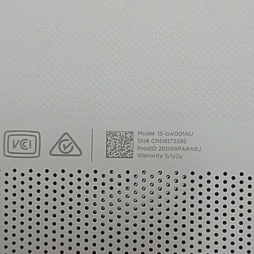 ◆大画面 人気のホワイト HP◆テンキー・webカメラ付き◆ 現品管理番号：s0421_003w