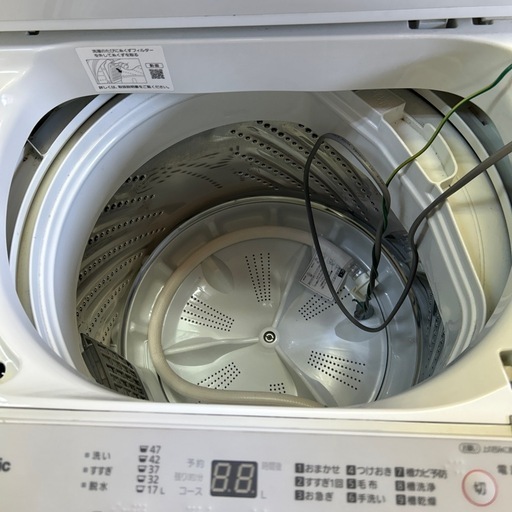 【済】パナソニック 洗濯機 5kg 2022年製