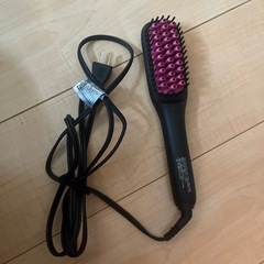 ヘアブラシ型ヘアアイロン　コテ　スタイリングヘアブラシ　