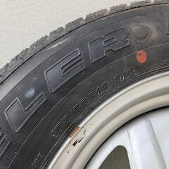 ジムニーJB23 スペアタイヤの画像