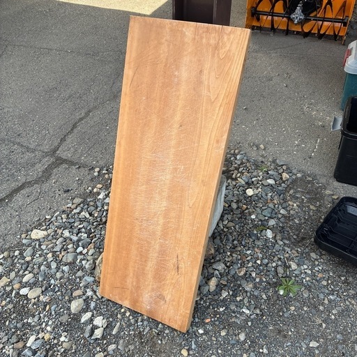 桜の木のまな板