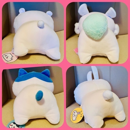 期間限定‼️ちいかわ、ハチワレ、モモンガ、うさぎぬいぐるみ4つ 期間限定‼️ちいかわ、ハチワレ、モモンガ、うさぎぬいぐるみ4つ