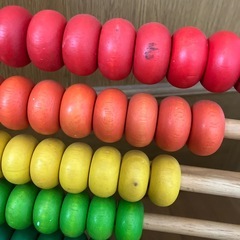大きい！】レインボーアバカス 100玉そろばん (md) 大久保の