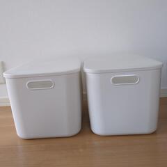 無印良品　収納　シンプル　蓋付き　やわらかポリエチレンケース　