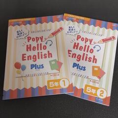 全家研のポピー 学習教材 ５年生　英語、国語、算数、漢字復習の画像