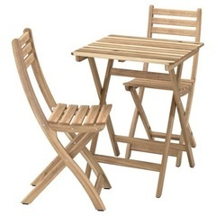 IKEA 屋外　ダイニングテーブルセット