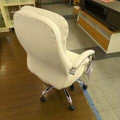 チェア ヒジ付 ホワイト【現状渡し】カグマニアの画像