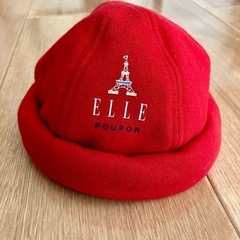 ELLE 赤 帽子 赤ちゃん 50センチ