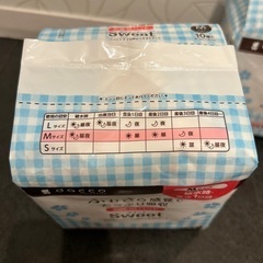 【新品未開封】dacco お産用パッド スイート Sweet M 19個　ダッコ　産褥パッド　出産準備の画像