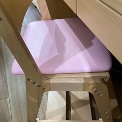勉強机　学習机 くろがね工作所 デスク チェアー イス 椅子の画像