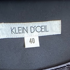 『KLEIN D’OEIL』クランデュイュ  フォーマルドレス　シンプル ロングワンピース の画像