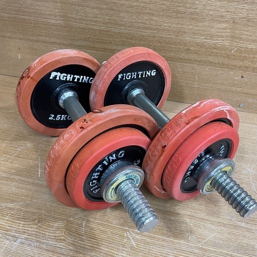 ダンベル】FIGHTING ROAD ダンベル 2.50kg× 2枚 1.25kg × 2枚 計
