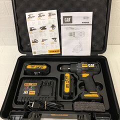 CATERPILLAR 18Vドリルドライバーセット バッテリー2個付