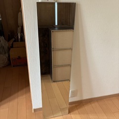 ニトリ　玄関　鏡　姿見