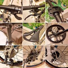 20万円新品Birdy型　折りたたみフォールディングバイク自転車の画像